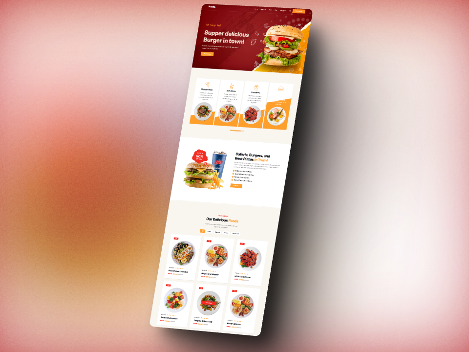 LandingPage Hamburguer