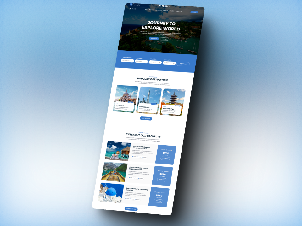 LandingPage Travel